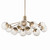 Silvarious 12 Light Linear Chandelier Convertible (52703CPZ)