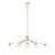Silvarious 12 Light Linear Chandelier Convertible (52703CPZ)