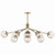 Silvarious 12 Light Linear Chandelier Convertible (52703CPZ)