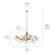 Silvarious 12 Light Linear Chandelier Convertible (52703CPZCLR)