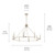 Carrick Eight Light Chandelier (52706PN)