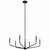 Kichler - 52718BK - Six Light Chandelier - Madden - Black