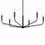 Madden Six Light Chandelier (52719BK)