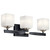 Kichler - 55002BK - Three Light Bath - Marette - Black