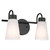 Kichler - 55125BK - Two Light Bath - Erma - Black