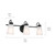 Erma Three Light Bath (55126BK)