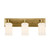 Kichler - 55131NBR - Three Light Bath - Vetivene - Natural Brass