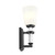 Rosalind One Light Wall Sconce (55145BK)