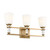 Kichler - 55147BNB - Three Light Bath - Rosalind - Brushed Natural Brass