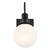 Hex One Light Wall Sconce (55149BK)