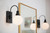 Hex One Light Wall Sconce (55149BK)