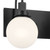 Hex Three Light Bath (55151BK)