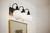 Hex Three Light Bath (55151BK)