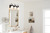 Hex Three Light Bath (55151BK)
