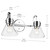 Farum Two Light Bath (55154CHCLR)