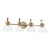 Kichler - 55156CPZCLR - Four Light Bath - Farum - Champagne Bronze