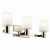 Kichler - 55176PN - Three Light Vanity - Adani - Polished Nickel