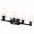 Kichler - 55177BK - Four Light Vanity - Adani - Black