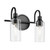 Kichler - 55210BK - Two Light Bath - Kavi - Black