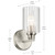 Gioe One Light Wall Sconce (55224NIFLU)