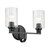 Kichler - 55225BKFLU - Two Light Bath - Gioe - Black
