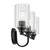 Gioe Three Light Bath (55226BKFLU)