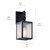 Lahden One Light Outdoor Wall Mount (59005BKT)