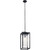Kichler - 59064BSL - One Light Outdoor Pendant - Mercer - Black with Silver Highlights