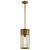 Kichler - 59082NBR - One Light Outdoor Pendant - Camillo - Natural Brass