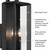 Kroft Two Light Outdoor Wall Mount (59132BKT)