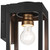 Hone One Light Outdoor Wall Mount (59137BKT)