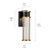 Camillo LED Outdoor Wall Mount (59140BKT)