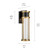 Camillo LED Outdoor Wall Mount (59141BKT)