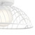 Clevo LED Semi Flush Mount (84096WH)
