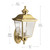 Bay Shore One Light Outdoor Wall Mount (9712PB)