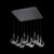Kuzco Lighting - 439109 - Nine Light Pendant - Pendants - Chrome