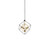 Kuzco Lighting - CH19220-BK/AN - LED Chandelier - Monza - Black/Antique Brass