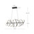 Collide LED Chandelier (CH96442-BK)