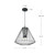 Arctic LED Outdoor Pendant (EP68428-BK)