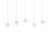 Kuzco Lighting - MP10505-WH - LED Pendant - Supernova - White