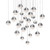 Kuzco Lighting - MP10524-BN - LED Pendant - Supernova - Brushed Nickel