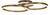 Thumprints - T1070-BG - LED Semi Flush Mount - Harper - Brushed Gold