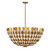 Kalco - 527455OLW - Eight Light Chandelier - Amor - Oxidized Gold Leaf And White