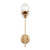 Kalco - 528821MG - One Light Wall Sconce - Florette - Modern Gold