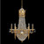 Allegri - 020450-003-FR001 - 12 Light Chandelier - Marseille - Antique Brass