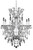 Allegri - 023454-010-FR001 - Eight Light Chandelier - Brahms - Chrome