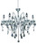 Allegri - 023854-010-FR001 - Six Light Chandelier - Catalani - Chrome