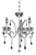 Allegri - 023855-010-FR001 - Three Light Chandelier - Catalani - Chrome