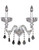 Allegri - 026021-010-FR001 - Two Light Wall Bracket - Clovio - Chrome