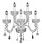 Allegri - 026023-010-FR001 - Five Light Wall Bracket - Clovio - Chrome